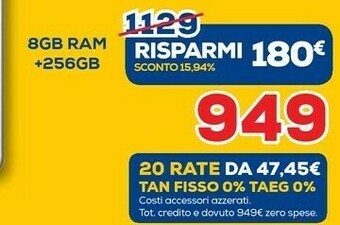 Euronics Galaxy s21+ 5g 256 gb display 6.7" dynamic amoled 2x phantom silver offerta