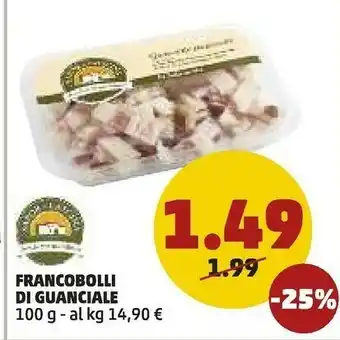 PENNY Francobollo di guanciale offerta