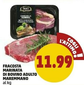 PENNY Fracosta marinata di bovino adulto maremmano offerta