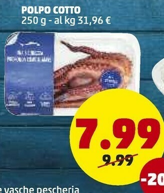 PENNY Polpo cotto offerta