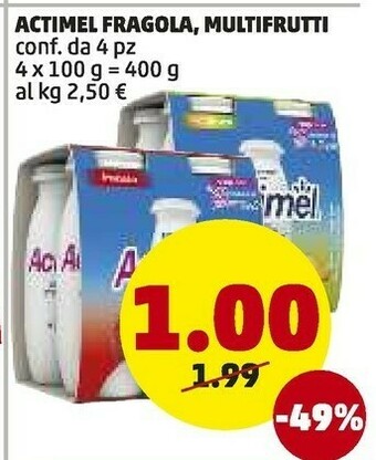 PENNY Actimel+ offerta