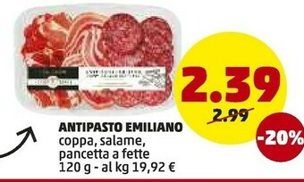 PENNY Antipasto milano offerta