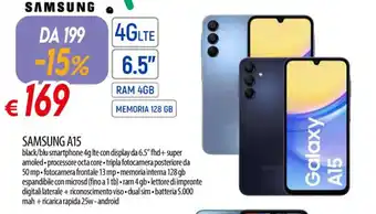 Galassia SAMSUNG A15 offerta