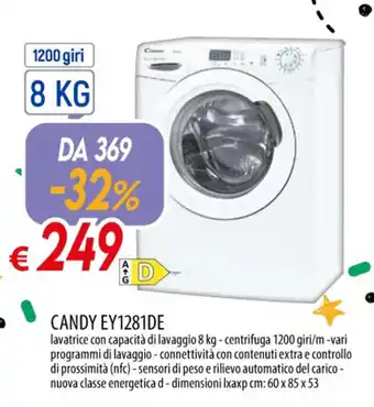 Galassia CANDY EY1281DE offerta