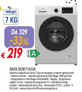 Galassia DAYA DSW71423A offerta