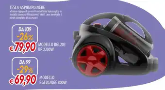 Galassia TESLA ASPIRAPOLVERE MODELLO BGL203 BR 2200W offerta