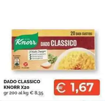 Mercatò Local DADO CLASSICO KNORR X20 gr 200 offerta