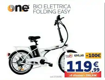 Norauto Bici elettrica folding easy offerta