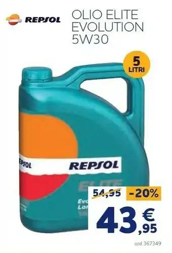 Norauto Olio elite evolution 5w30 offerta
