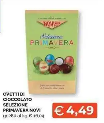 OVETTI DI CIOCCOLATO SELEZIONE PRIMAVERA NOVI gr 280