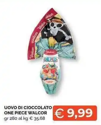 UOVO DI CIOCCOLATO ONE PIECE WALCOR gr 280