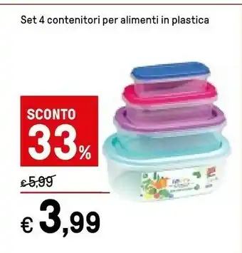 Iper La Grande Contenitori per alimenti offerta