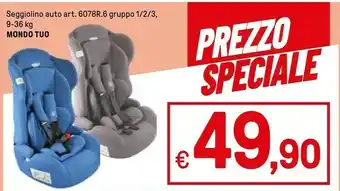 Iper La Grande Seggiolini auto offerta
