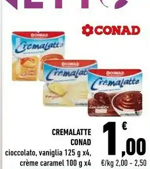 Conad City Conad cemalatte cioccolato offerta