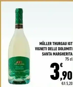 Conad City Santa margherita muller thurgau igt vigneti delle dolomiti offerta