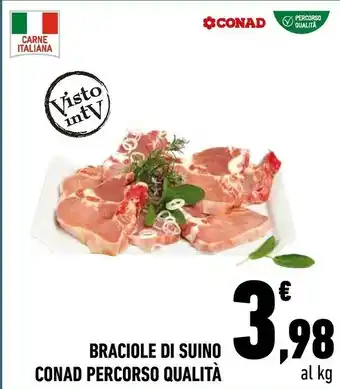 Conad City Conad braciole di suino percorso qualita offerta