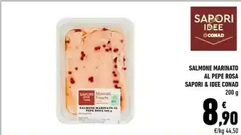 Conad City Conad sapori & idee salmone marinato al pepe rosa offerta