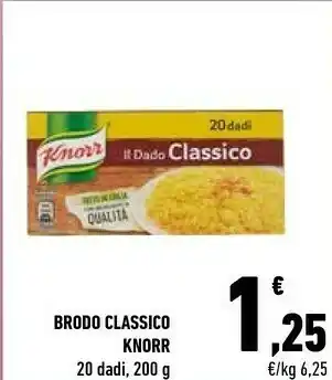 Conad City Il dado classico 200g offerta