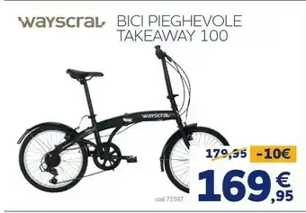 Norauto Bici pieghevole takeaway 100 offerta