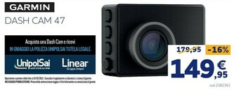 Norauto Dash cam garmin 47 offerta