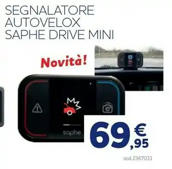 Segnalatore autovelox saphe drive mini