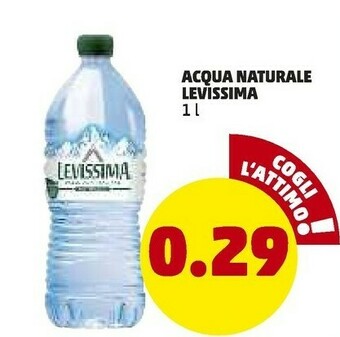 PENNY Levissima - acqua naturale 1000 g(ml) offerta