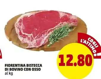 Fiorentina bistecca di bovino con osso
