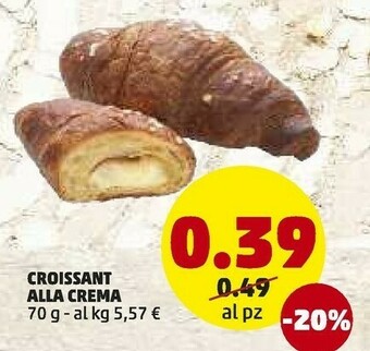 PENNY Croissant alla crema offerta