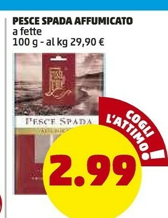 PENNY Pesce spada affumicato offerta