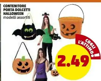 PENNY Contenitore porta dolcetti halloween offerta