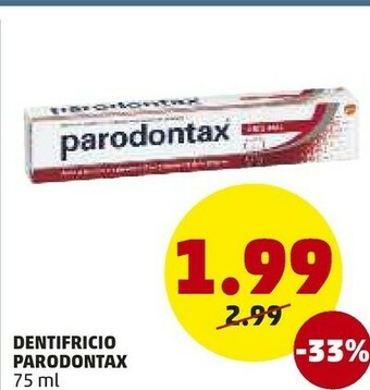 PENNY Parodontax dentifricio offerta