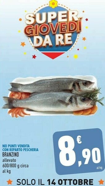 Conad Branzino offerta