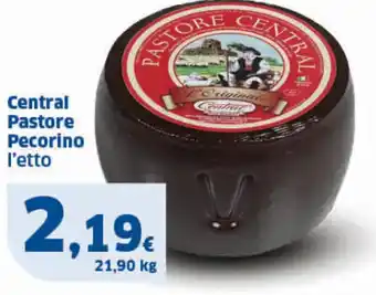 Sigma Central Pastore Pecorino l'etto offerta