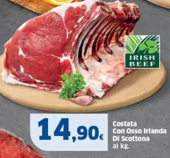 Sigma Costata Con Osso Irlanda Di Scottona offerta