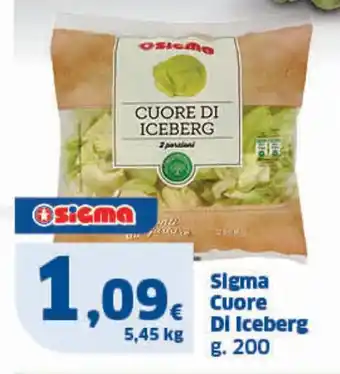 Sigma Sigma Cuore DI Iceberg g. 200 offerta