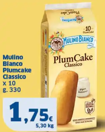 Sigma Mulino Blanco Plumcake Classico X 10 g. 330 offerta