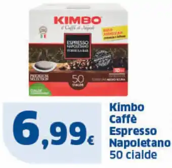 Sigma Kimbo Caffè Espresso Napoletano 50 cialde offerta