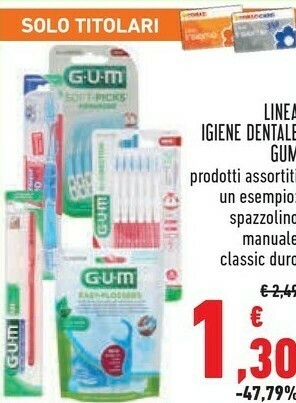 Conad Gum linea igiene dentale offerta