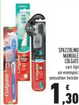 Conad Spazzolino manuale sensation twister offerta