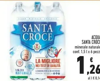 Santa croce - acqua minerale naturale 1500 g(ml)