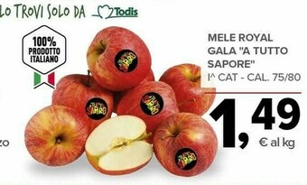 Todis Todis a tutto sapore mele royal gala offerta