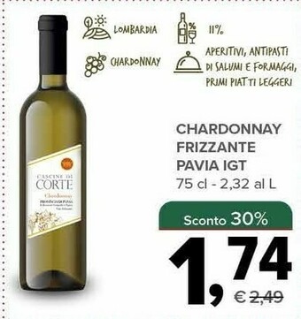 Chardonnay frizzante pavia igt