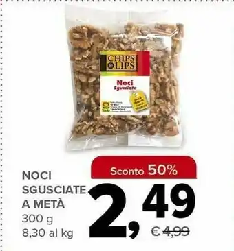 Todis Chips & lips - noci sgusciate a pezzi 200 g(ml) offerta