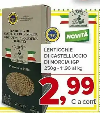 Todis Lenticchie di castelluccio di norcia offerta