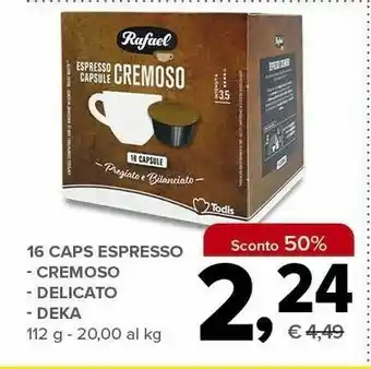 Todis Capsule caffè offerta
