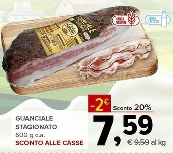 Todis Guanciale stagionato 600 g offerta