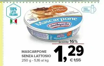 Todis Mascarpone senza lattosio 250 g(ml) offerta
