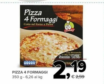 Todis pizza 4 formaggi