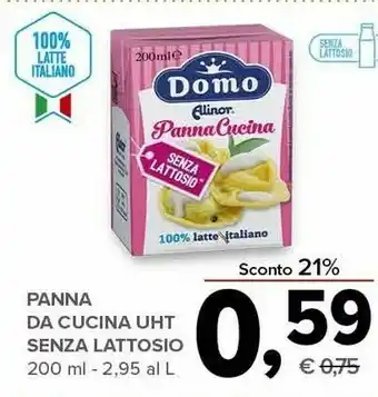 Todis Domo - panna cucina 200 g(ml) offerta