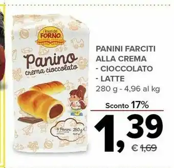 Anini farciti panino alla crema - cioccolato